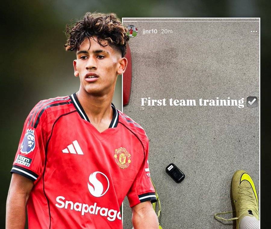 曼联15岁新梅西首次踢一队练习赛！本赛季无缘英超，但首秀有机会